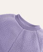 Sherpa Sweatshirt: Lavender Grey