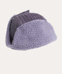 Sherpa Trapper Hat: Lavender Grey