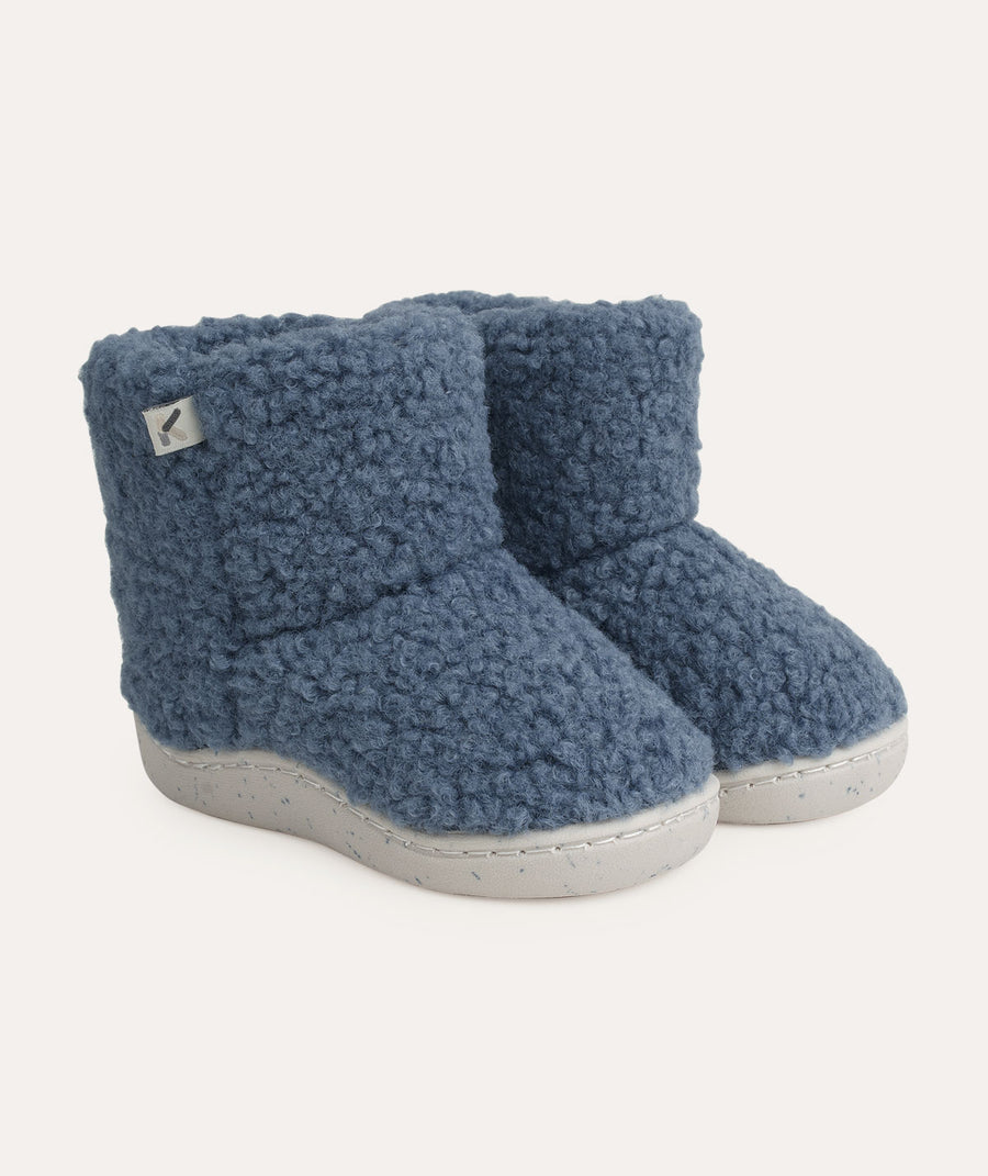 Slipper Boots: Airforce Blue