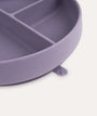 Suction Divided Plate: Lilac Mix