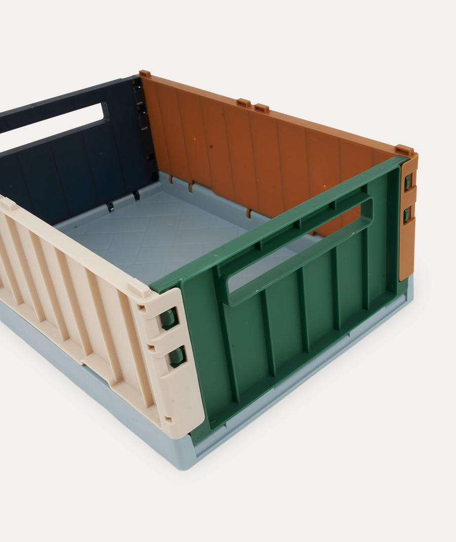 2-Pack Weston Storage Medium Crate: Sea Blue Multi Mix – KIDLY
