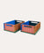 2-Pack Weston Storage Small Crate: Eden Multi Mix