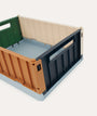 2-Pack Weston Storage Small Crate: Sea Blue Multi Mix
