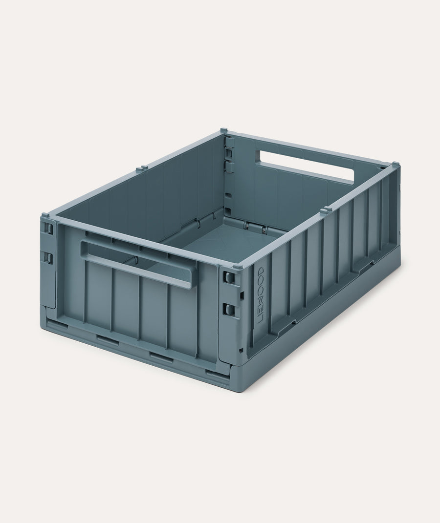 Weston Storage Large Crate: Whale Blue