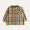 Checked Out & About Shirt: Rainbow Gold Check