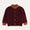 Popcorn Knitted Cardigan: Berry