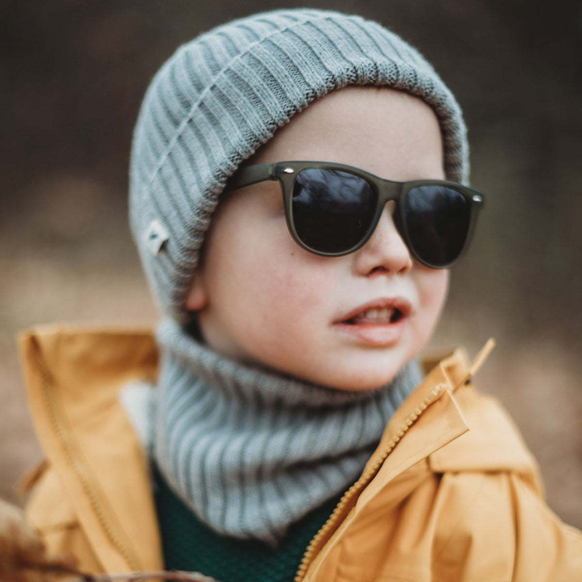 Classic Sustainable Sunglasses Khaki 3 years