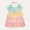 Rainbow Ruffle Princess Dress: Multi