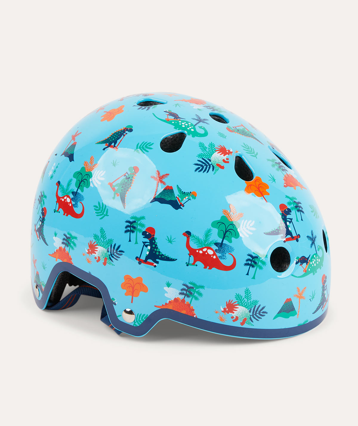 Buy the Blue Micro Scooters Pattern Deluxe Helmet KIDLY