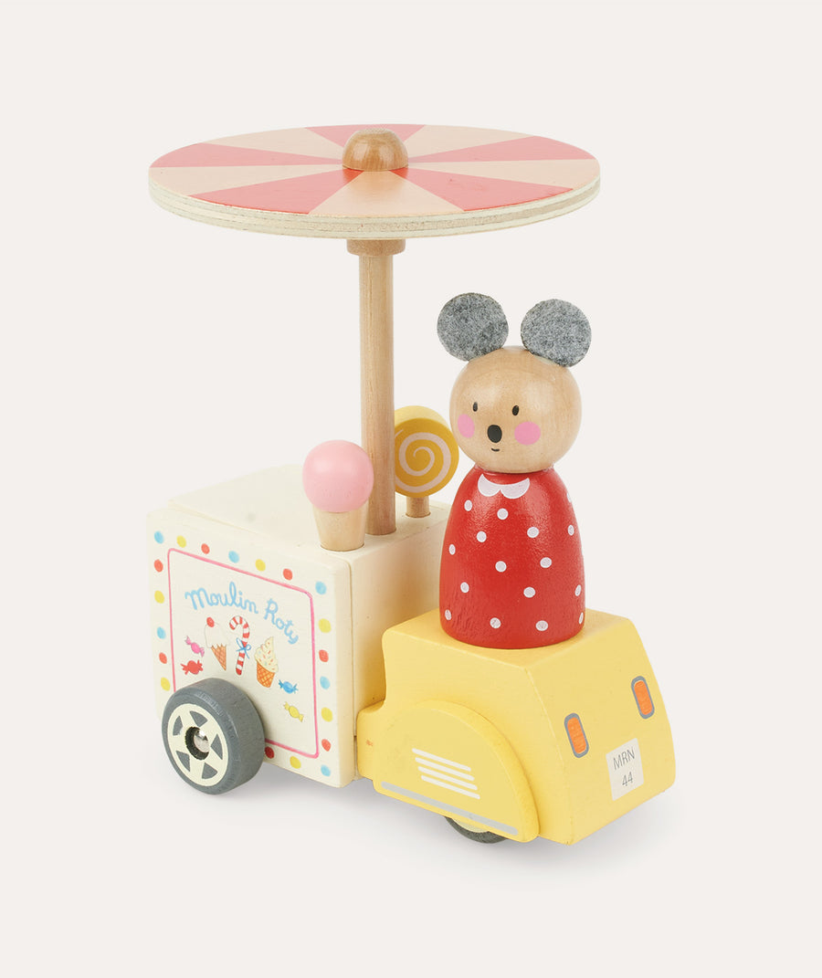 Buy the Moulin Roty Ice Cream Delivery Tricycle online at KIDLY