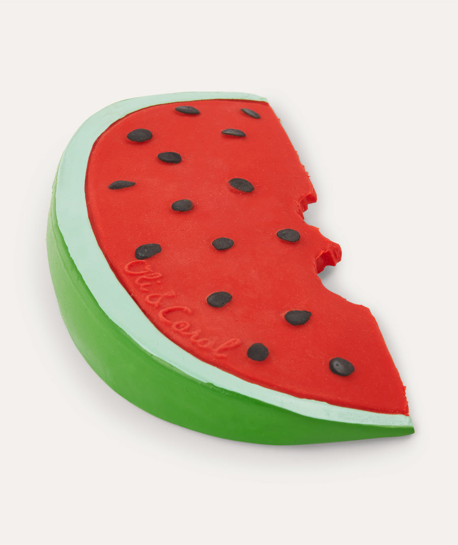 Wally the Watermelon Teether & Bath Toy: Red