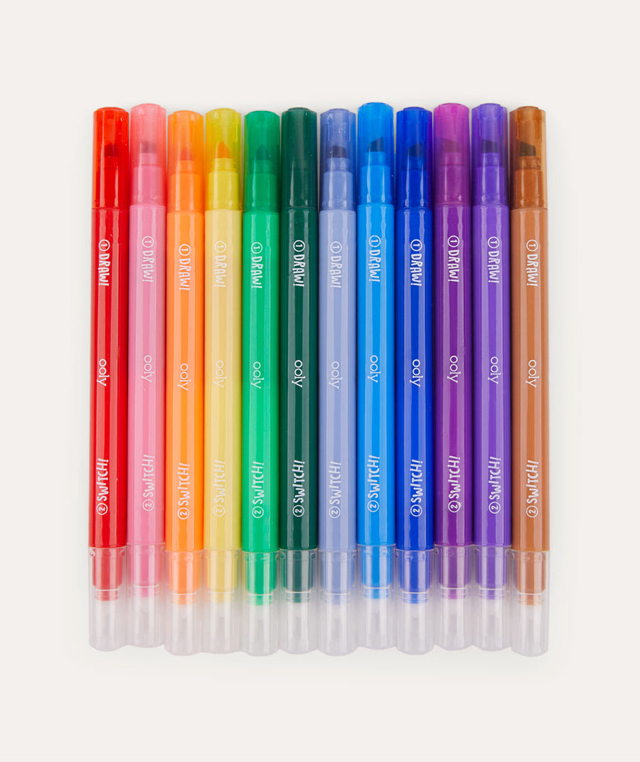 Switcheroo Color Changing Markers - Set Of 12