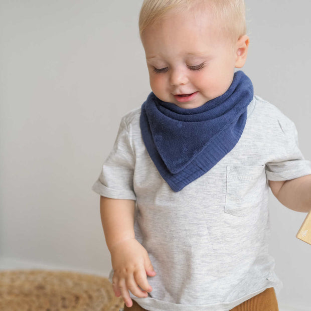 KIDLY Label 2-Pack Double Layer Bandana Bib First impressions