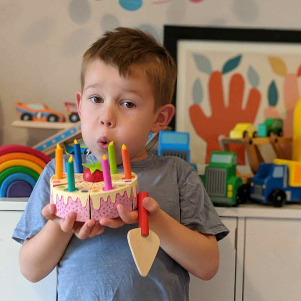 Tender Leaf Toys Rainbow Birthday Cake First Impression