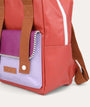 Backpack With Pocket: Post Red