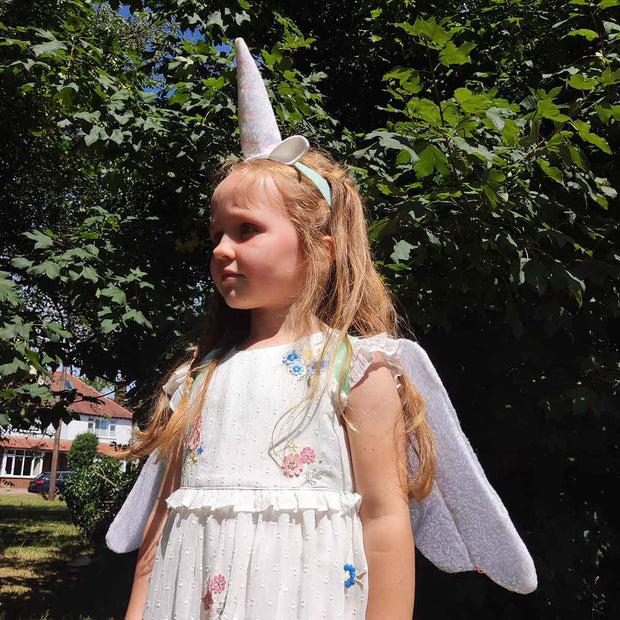 Meri Meri Winged Unicorn Costume First Impression